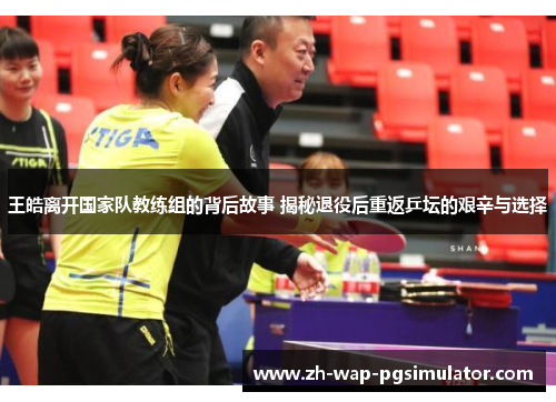 王皓离开国家队教练组的背后故事 揭秘退役后重返乒坛的艰辛与选择 王皓离开国家队教练组的背后故事 揭秘退役后重返乒坛的艰辛与选择